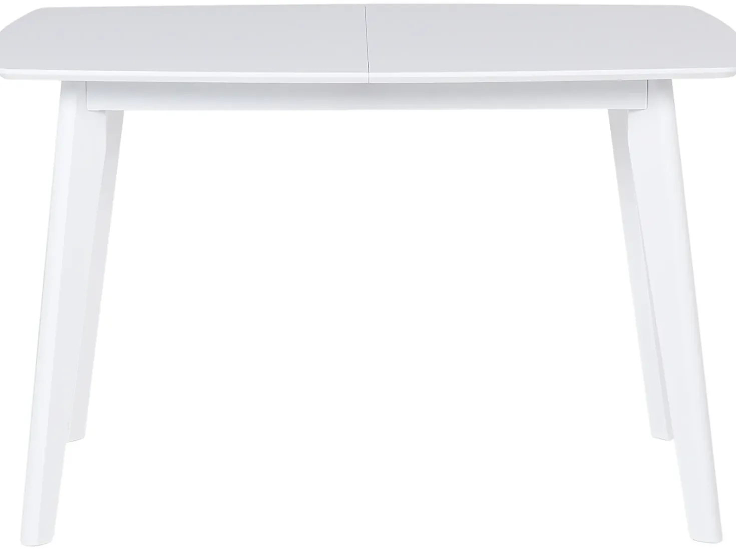 Spisebord med udtræk SANFORD Hvid 120/160 cm 80 cm