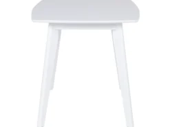 Spisebord med udtræk SANFORD Hvid 120/160 cm 80 cm