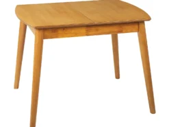 Spisebord med udtræk TOMS Lysebrun 100/130 cm 80 cm