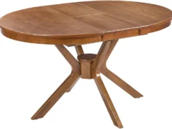 Spisebord med udtræk TYMIS Mørk eg 107/137 cm 107 cm