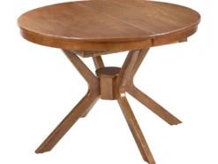 Spisebord med udtræk TYMIS Mørk eg 107/137 cm 107 cm