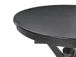 Spisebord med udtræk TYMIS Sort eg 107/137 cm 107 cm