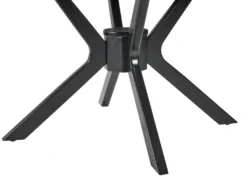 Spisebord med udtræk TYMIS Sort eg 107/137 cm 107 cm
