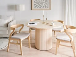 Spisebord NEWELL Lys Beige 120 cm 120 cm