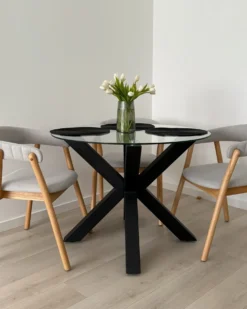 Spisebord OTIUM Sort 100 cm 100 cm