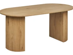 Spisebord SAVORY Lysebrun 180 cm 90 cm