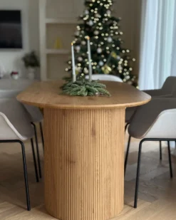 Spisebord SAVORY Lysebrun 180 cm 90 cm
