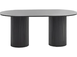 Spisebord SHERIDAN Sort 180 cm 100 cm