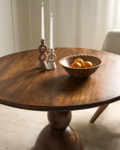Spisebord SILVON Mørkebrun 120 cm 120 cm Mangotræ