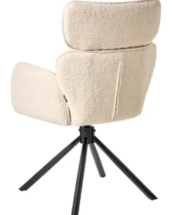 Spisebordsstol ALENE Boucle Lys Beige