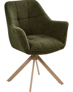 Spisebordsstol HAYDEN Boucle Grøn