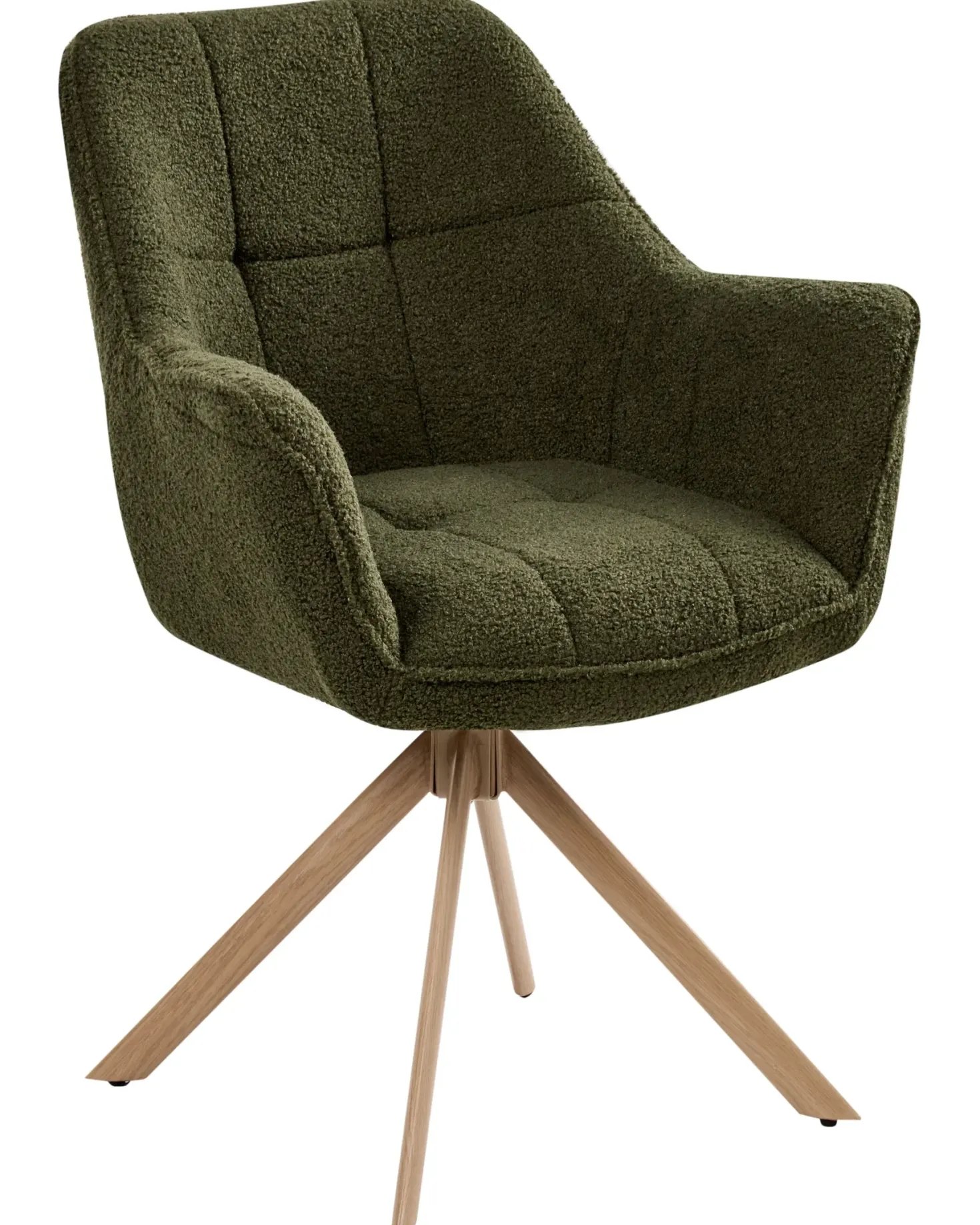 Spisebordsstol HAYDEN Boucle Grøn