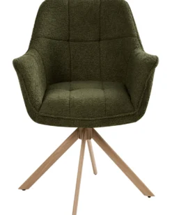 Spisebordsstol HAYDEN Boucle Grøn