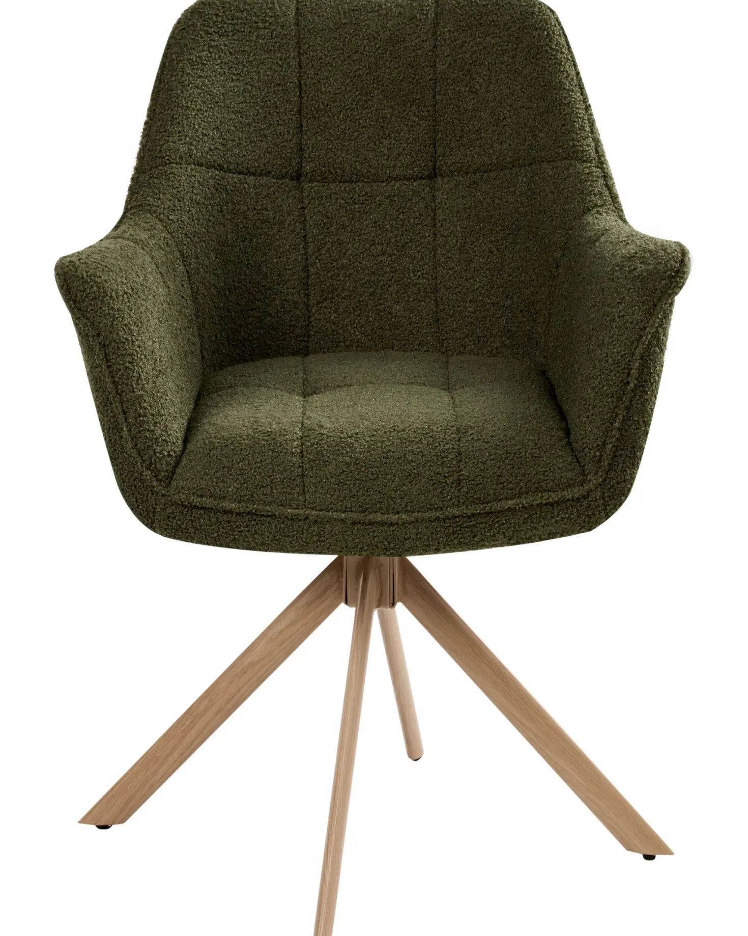 Spisebordsstol HAYDEN Boucle Grøn