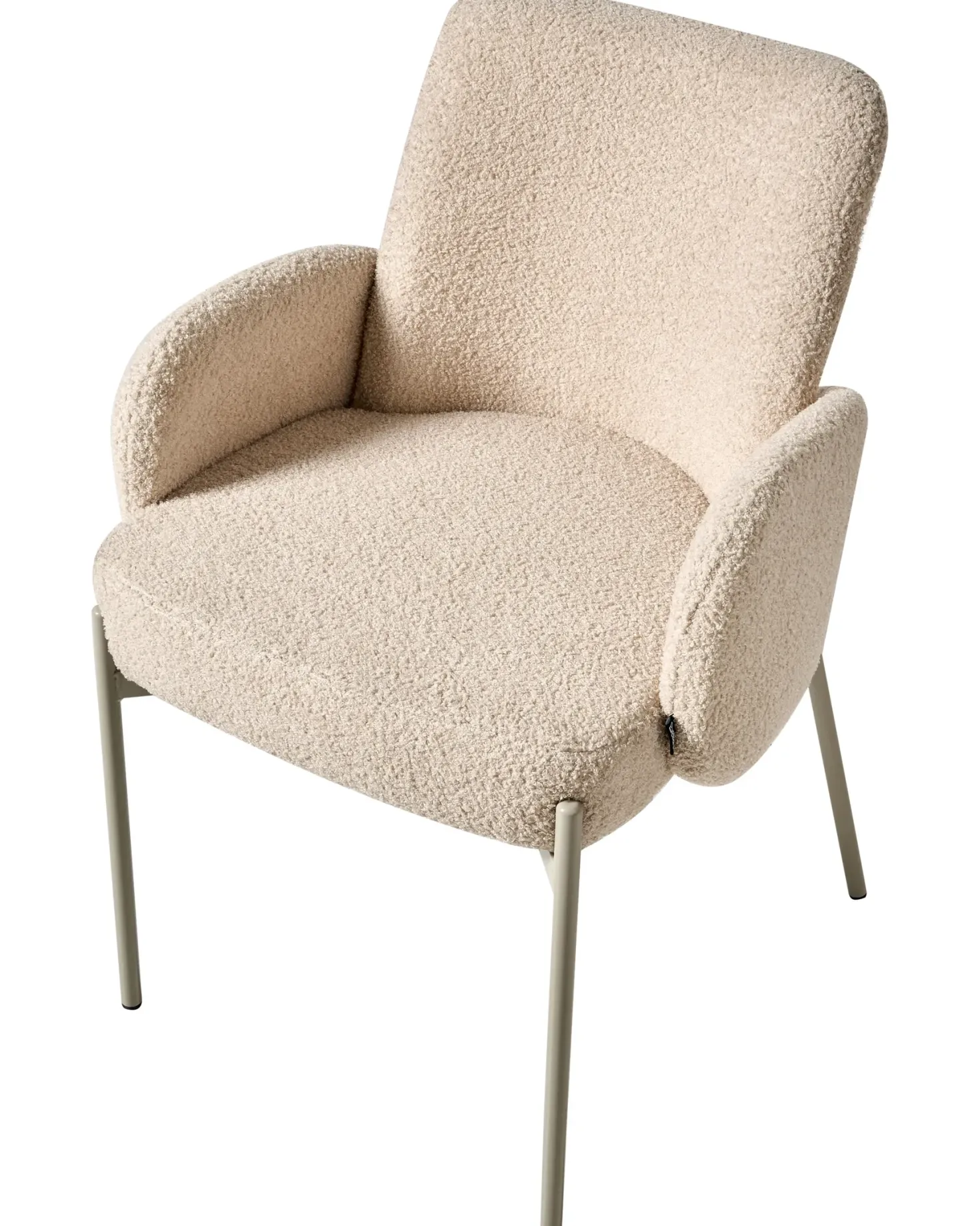 Spisebordsstol MAGEE Boucle Lys Beige