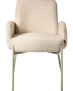 Spisebordsstol MAGEE Boucle Lys Beige