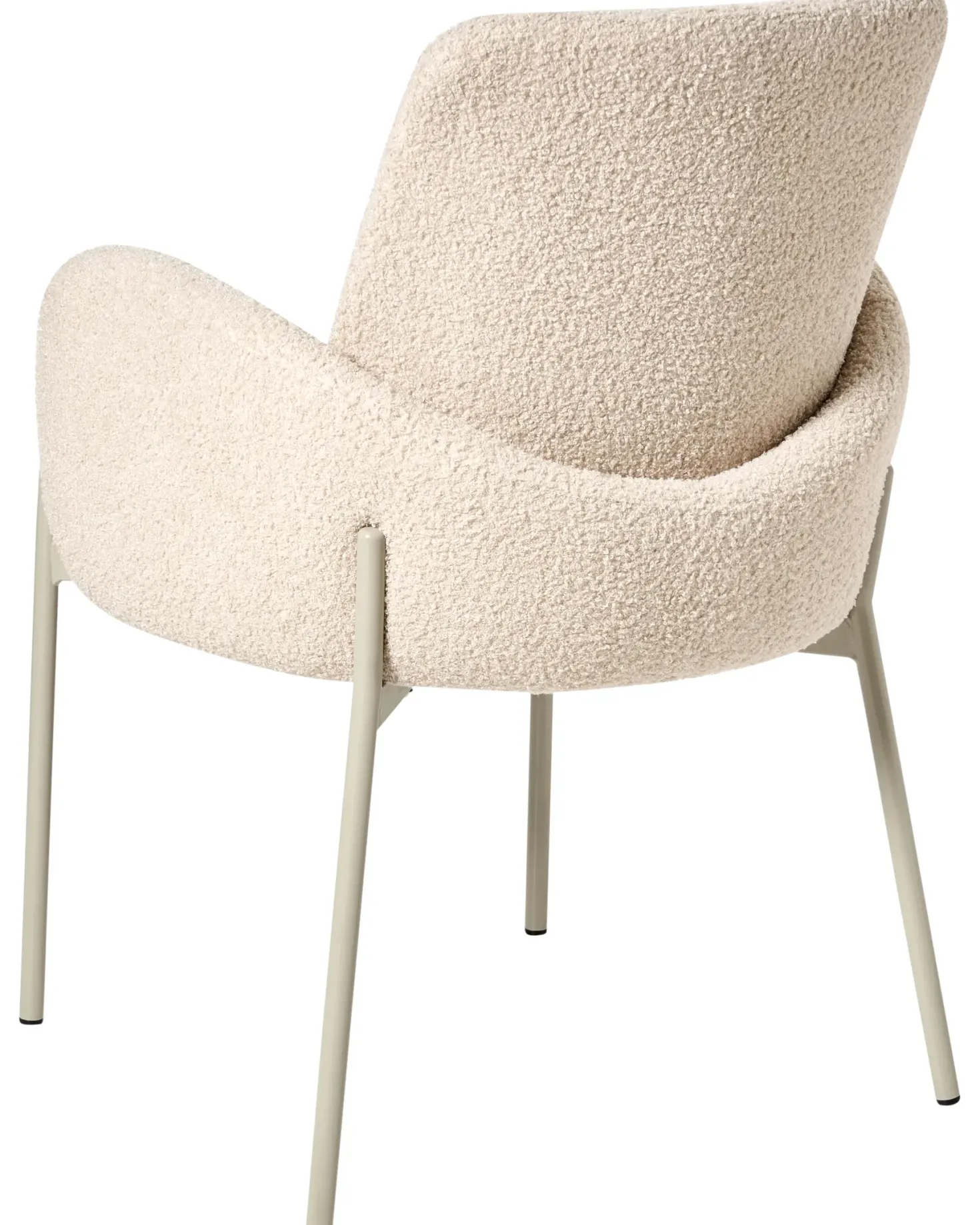 Spisebordsstol MAGEE Boucle Lys Beige