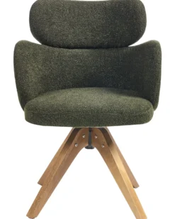 Spisebordsstol MARCY Boucle Mørkegrøn