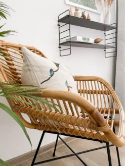 Spisebordsstol CANORA Rattan Naturlig