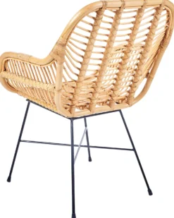 Spisebordsstol CANORA Rattan Naturlig