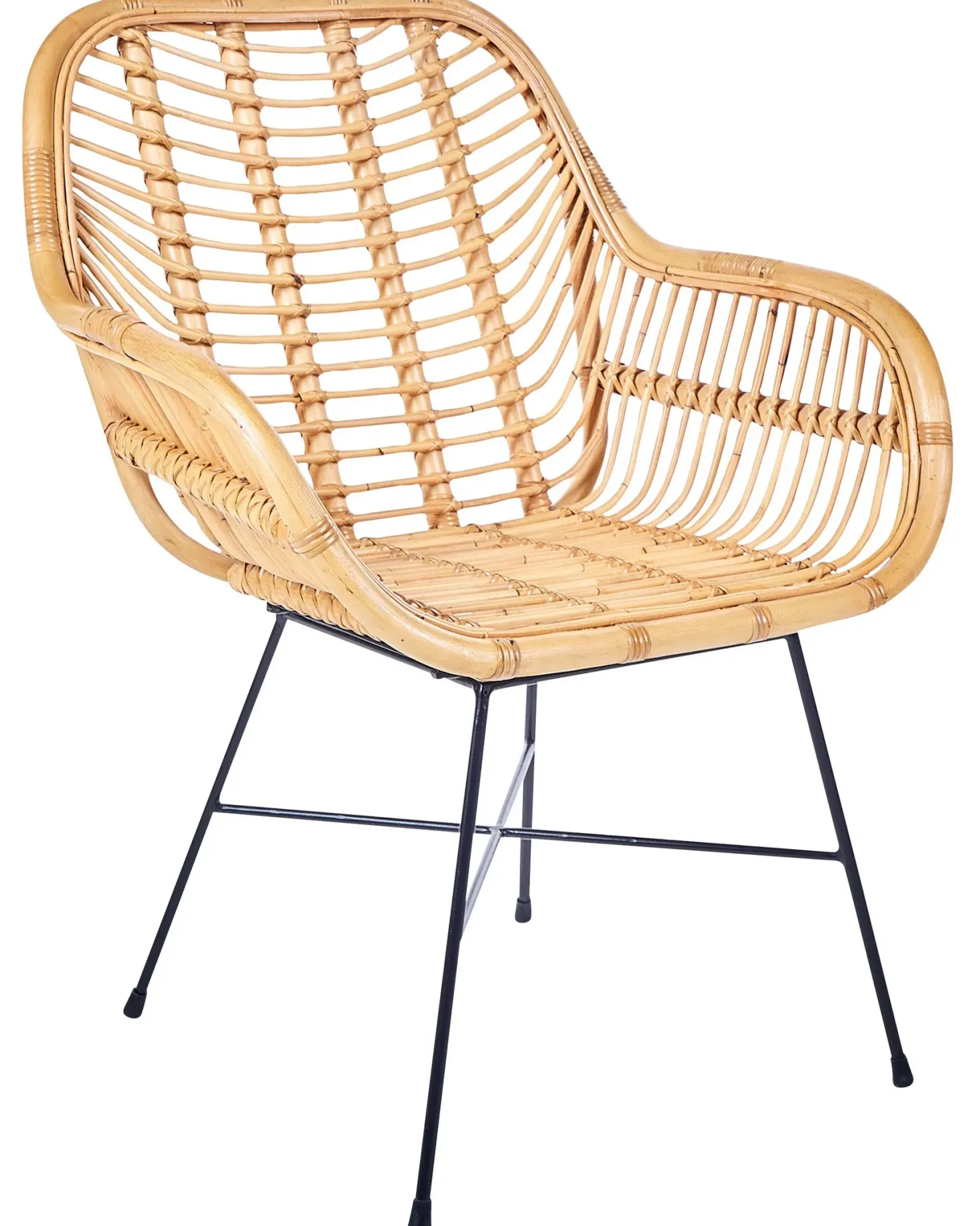 Spisebordsstol CANORA Rattan Naturlig
