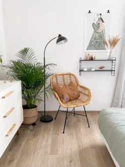 Spisebordsstol CANORA Rattan Naturlig