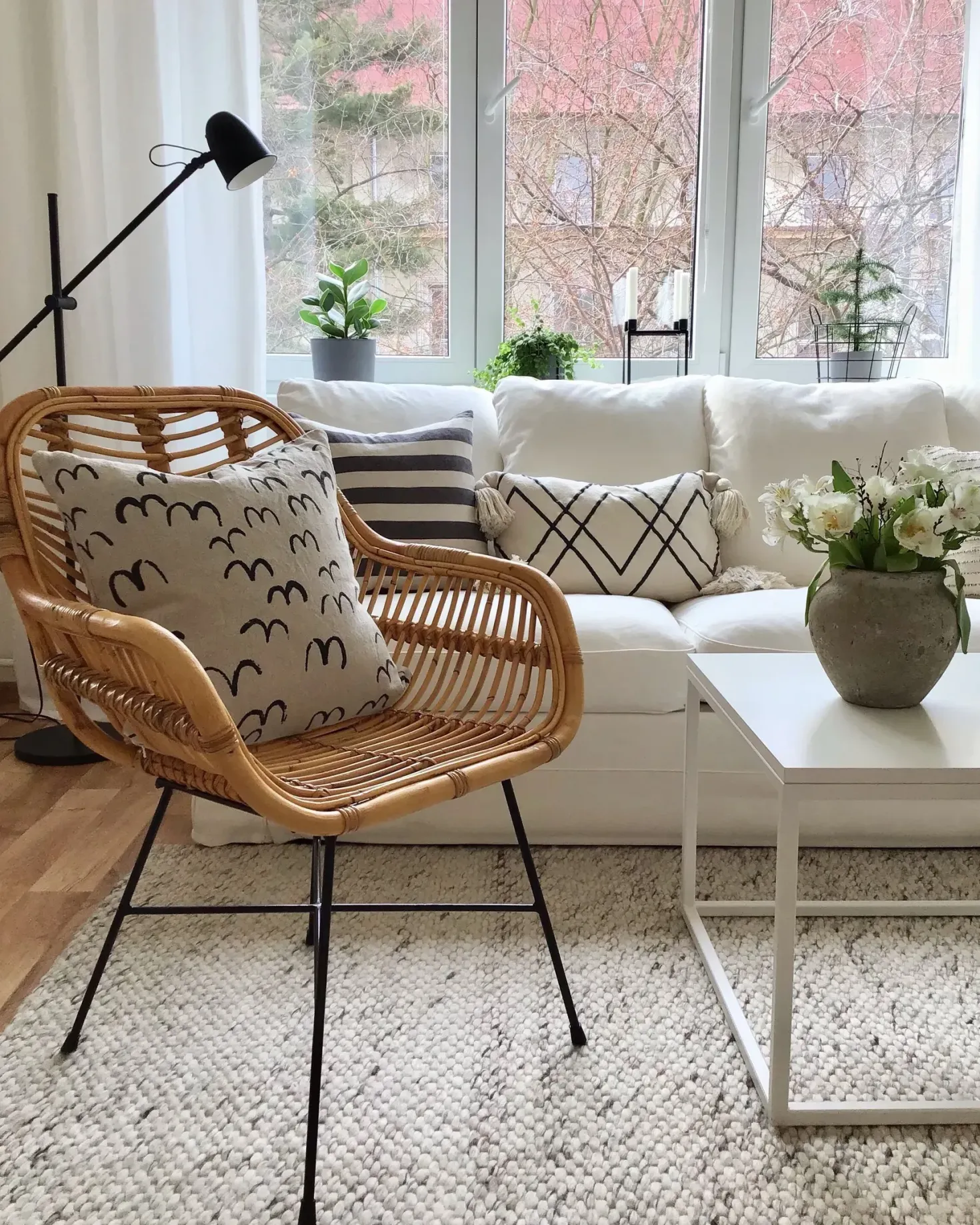 Spisebordsstol CANORA Rattan Naturlig