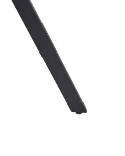 Spisebordsstol MARCELLUS Boucle Sort/hvid