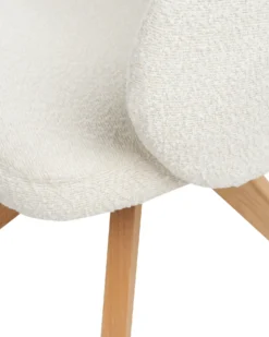 Spisebordsstol MARCY Boucle Lys Beige