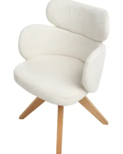 Spisebordsstol MARCY Boucle Lys Beige