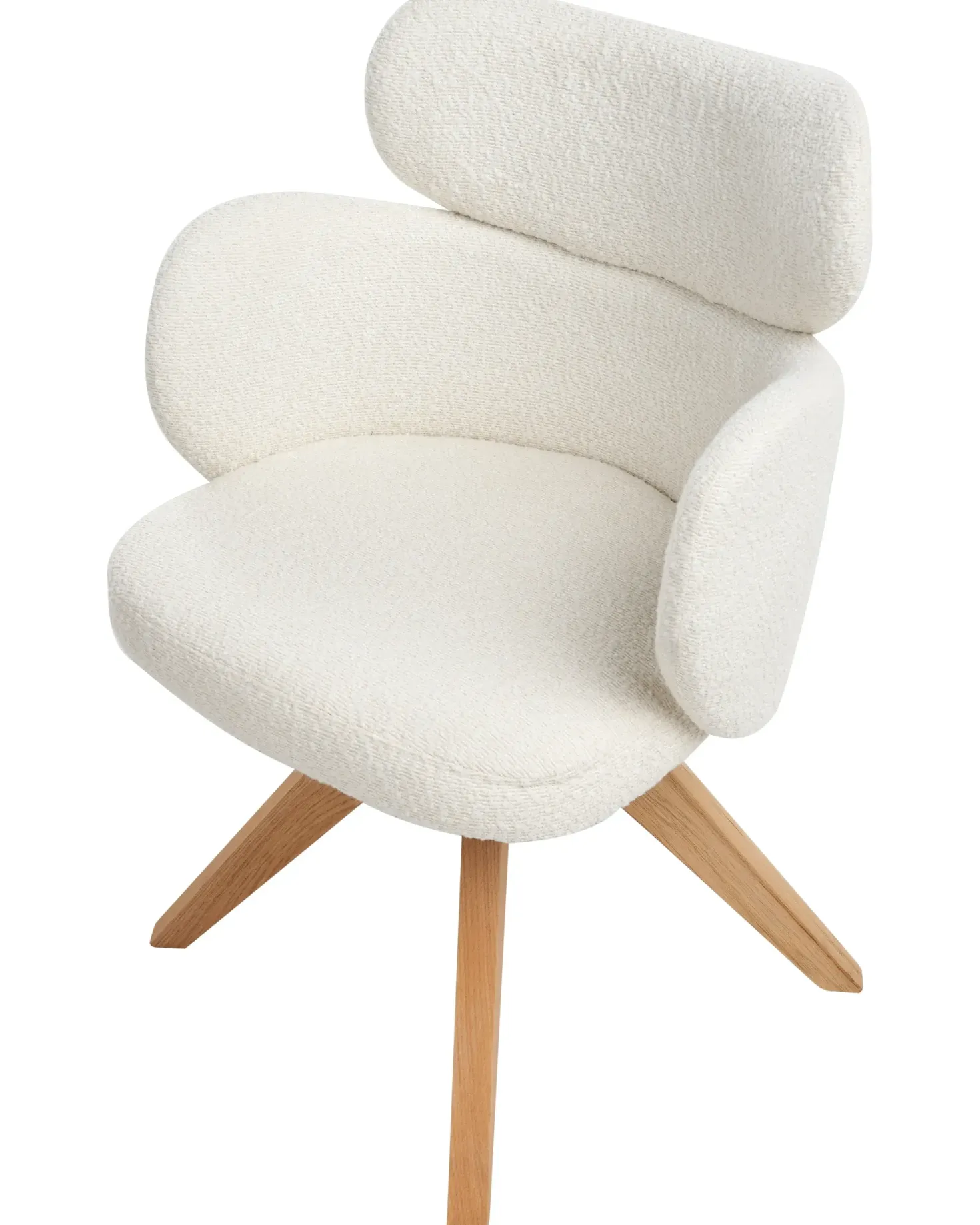 Spisebordsstol MARCY Boucle Lys Beige