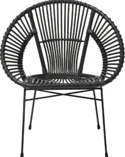 Spisebordsstol SARITA Rattan Sort