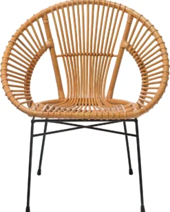 Spisebordsstol SARITA Rattan Naturlig