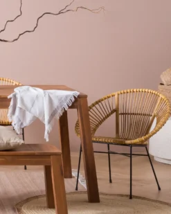 Spisebordsstol SARITA Rattan Naturlig