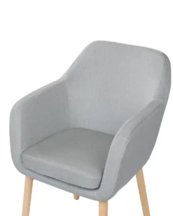 Spisebordsstol YORKVILLE II Velour Grå