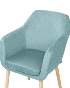 Spisebordsstol YORKVILLE II Velour Himmelblå