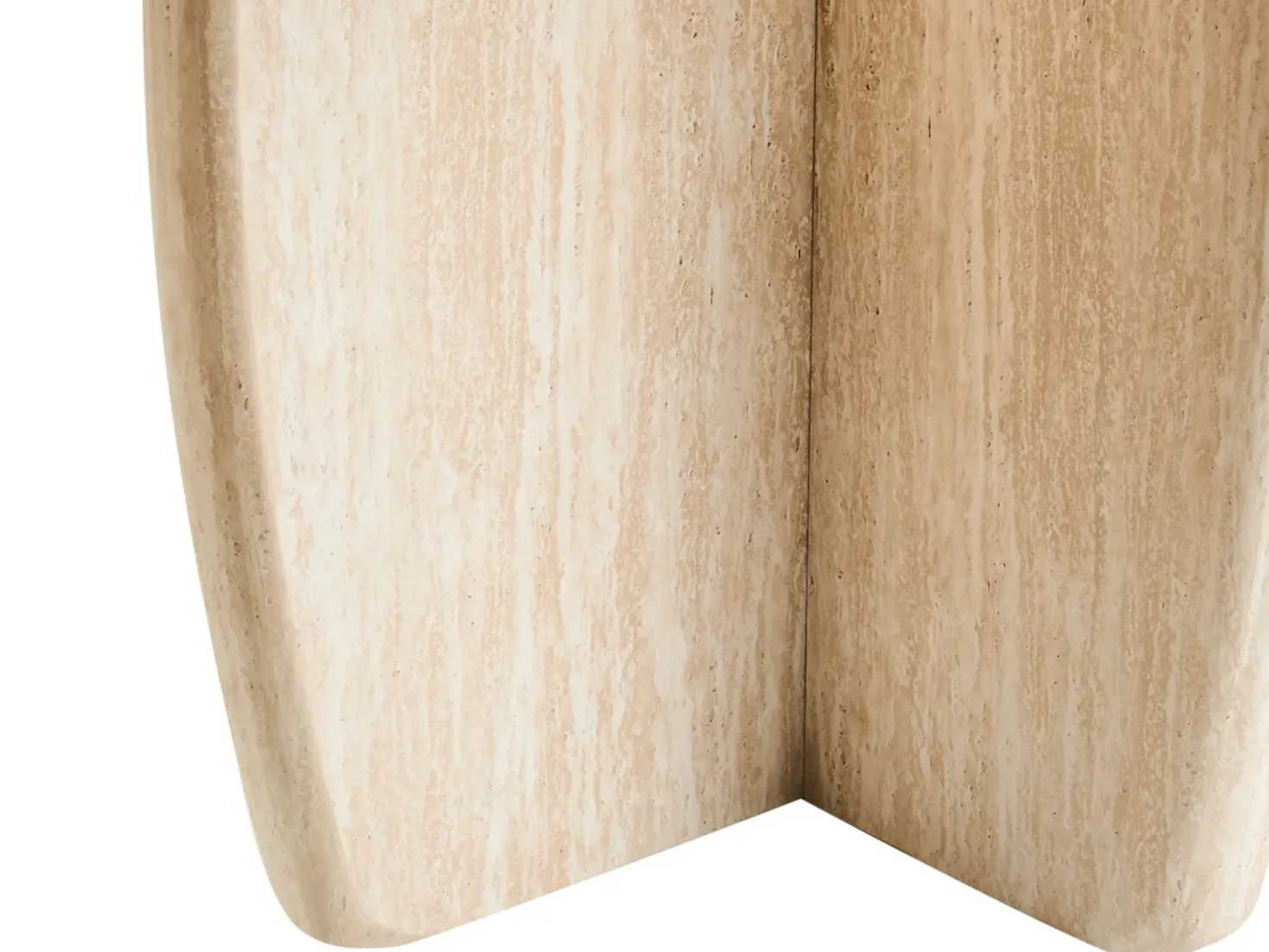 Spisebord TRAVERS Travertin Effekt 180 cm 90 cm
