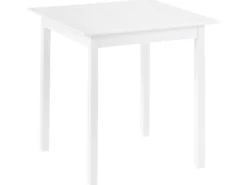 Spisebord VERITAS Hvid 75 cm 75 cm Fyretræ