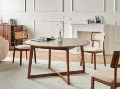 Spisebord WAIPORI Mørk eg 140 cm 140 cm