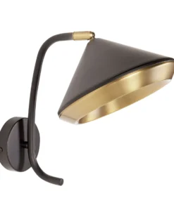 Spotlight lampe MOKVI Sort Metal Justerbar