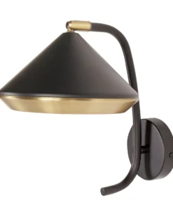 Spotlight lampe MOKVI Sort Metal Justerbar