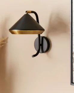 Spotlight lampe MOKVI Sort Metal Justerbar