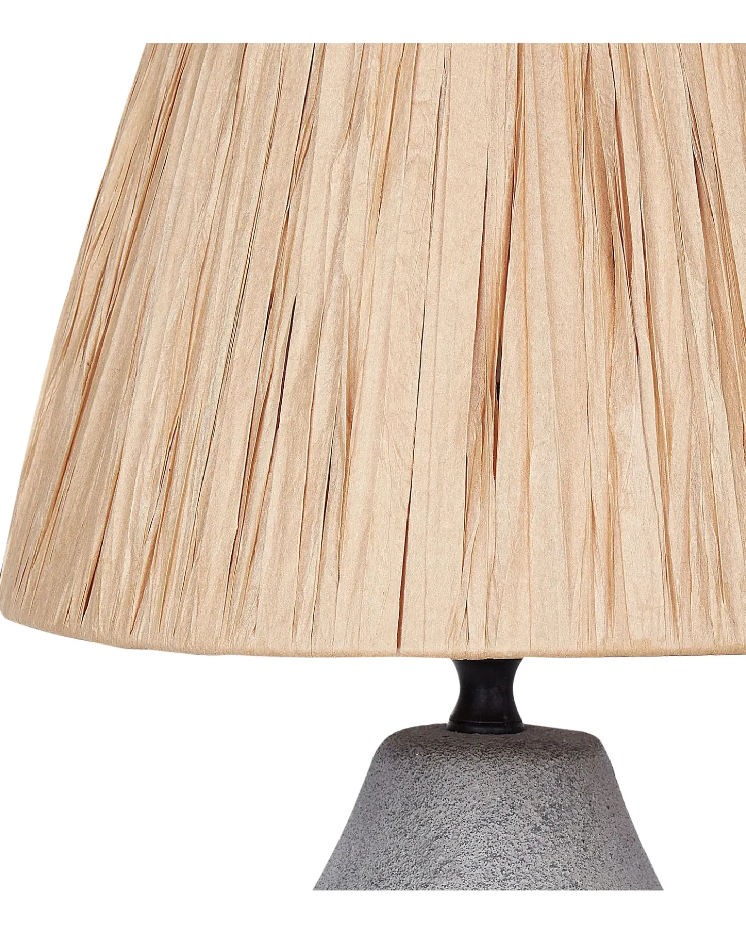 Sæt af 2 bordlamper ARWADITO Keramik Grå