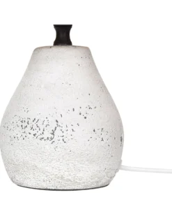 Sæt af 2 bordlamper ARWADITO Keramik Cremehvid