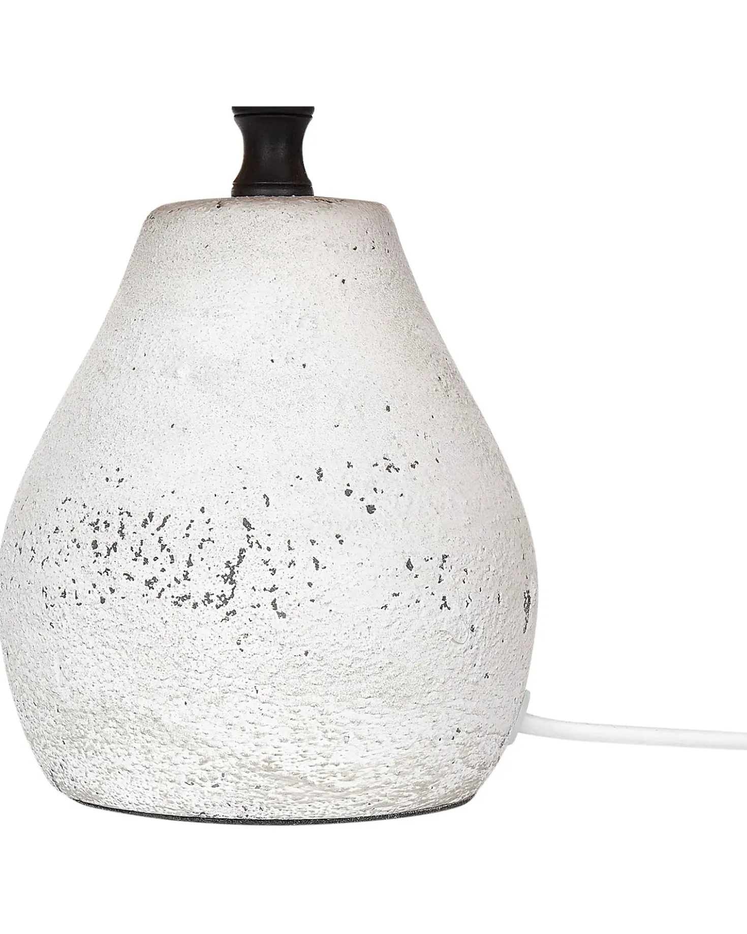 Sæt af 2 bordlamper ARWADITO Keramik Cremehvid