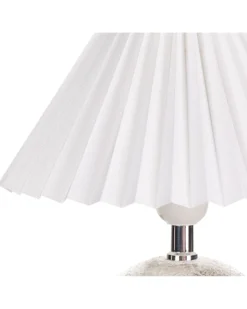 Sæt af 2 bordlamper ZEYI Keramik Hvid
