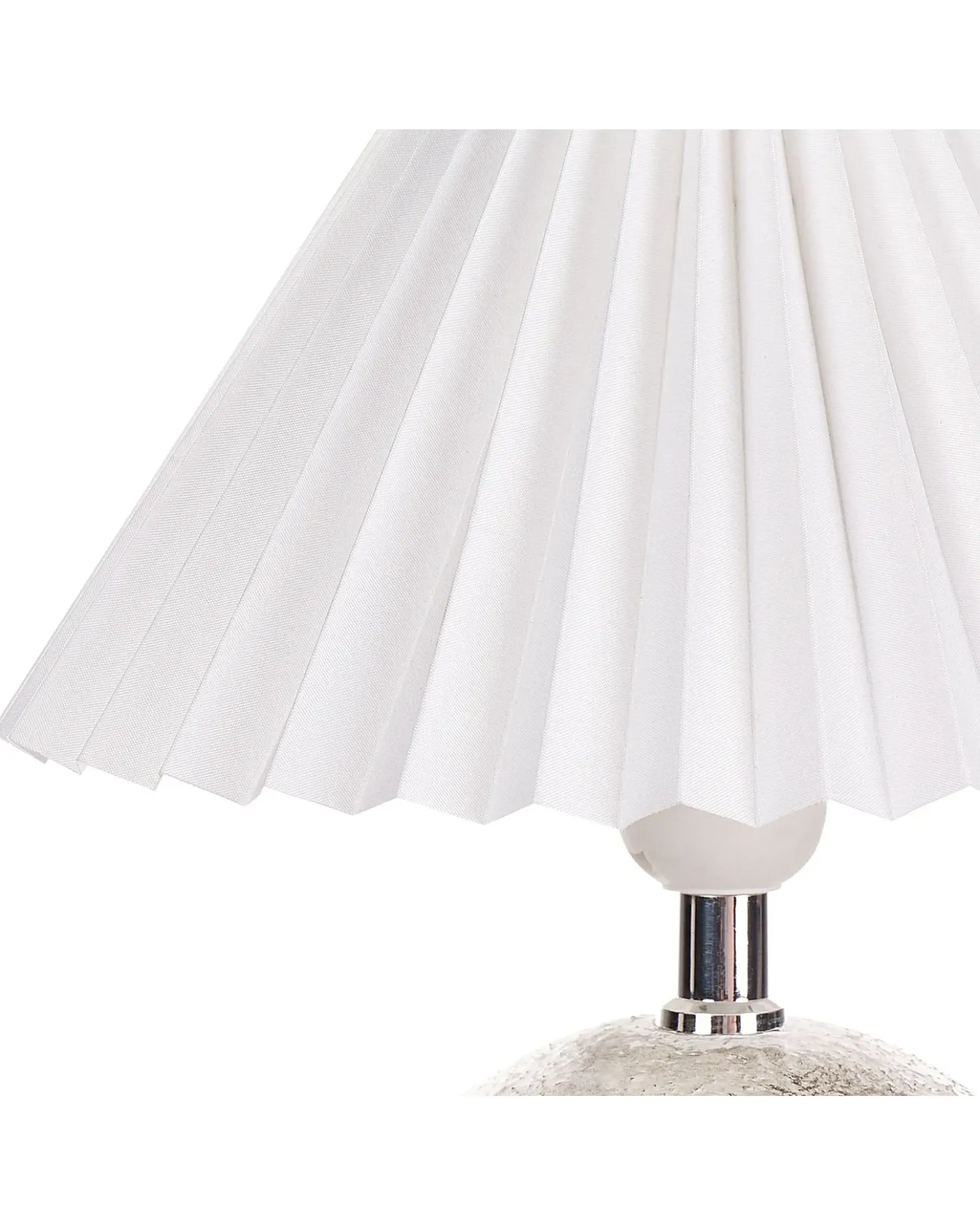 Sæt af 2 bordlamper ZEYI Keramik Hvid