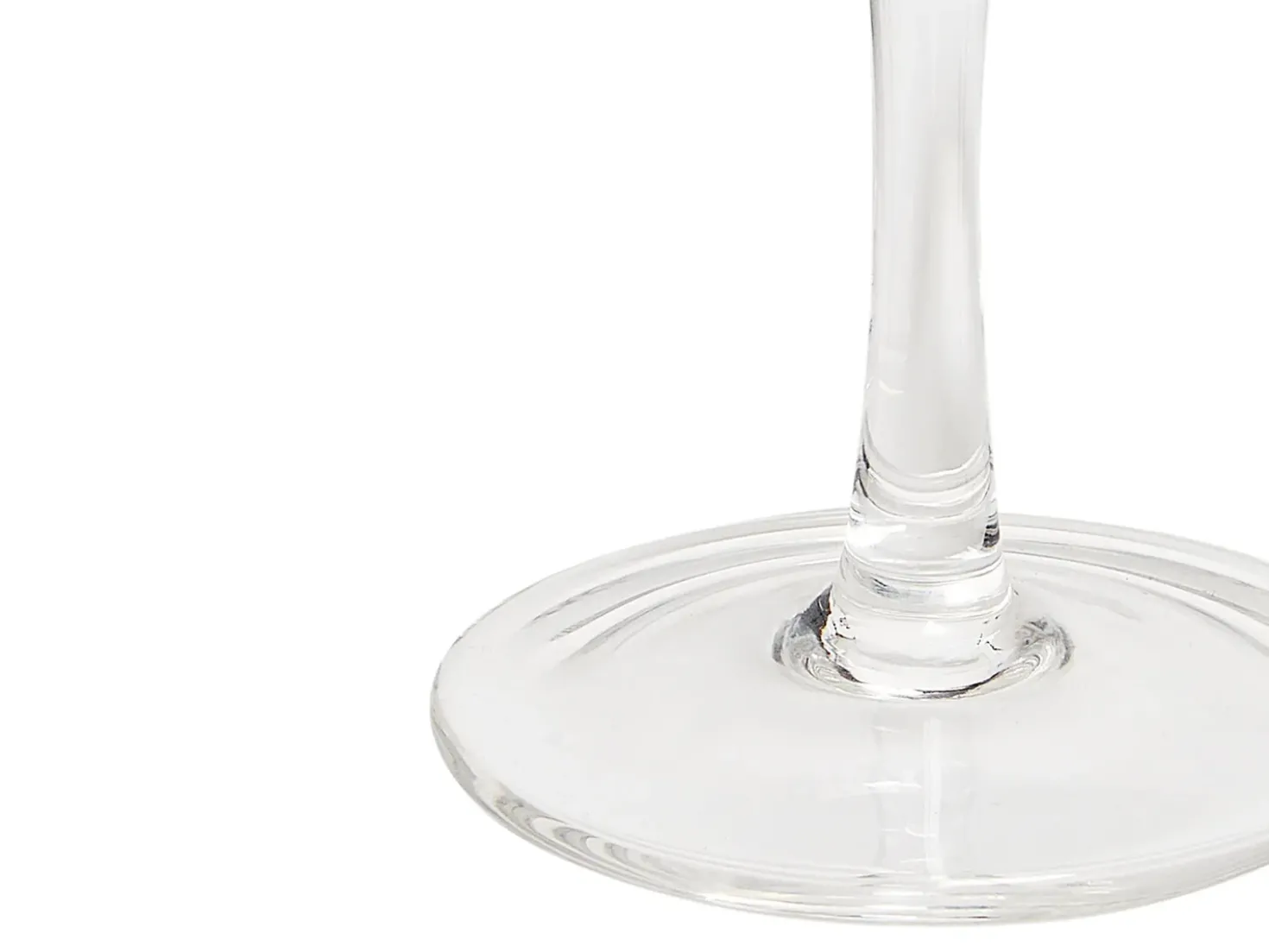 Sæt af 4 champagne-underkopper QUARTZ 170 ml Grå