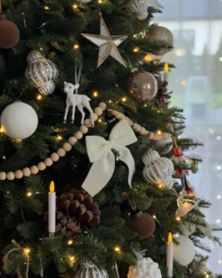 Sæt af 6 julekugler CREMEUX Glas Sølv