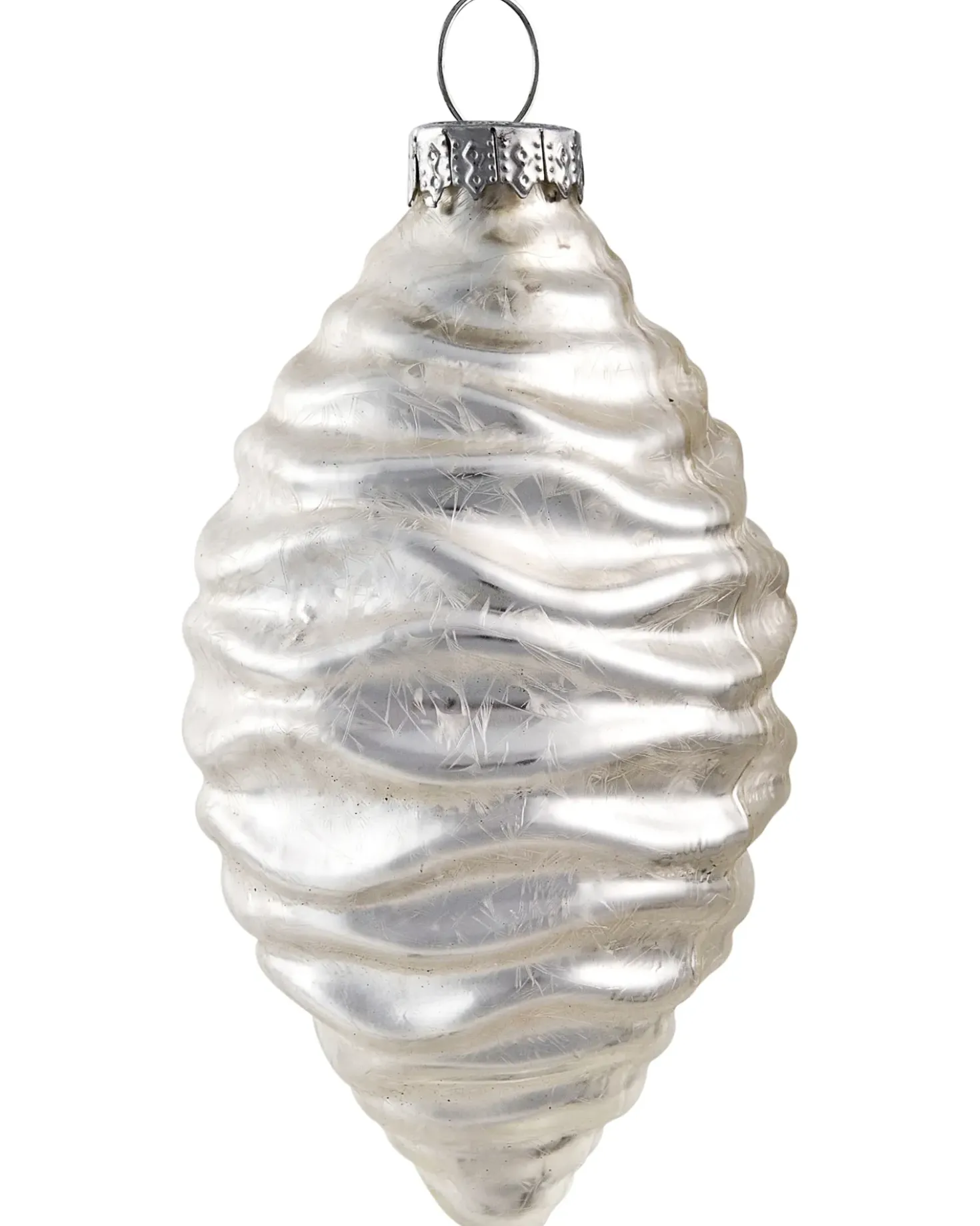 Sæt af 50 julekugler SNOWFLAKE Glas Rød/Hvid